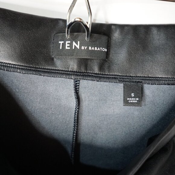 Aritzia Ten by Babaton Upstage Flared Vegan Leather Pant - Size S - Picture 13 of 15